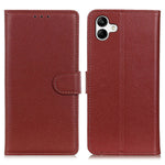 Til Samsung Galaxy A08 5G / A08 4G / A07 5G / A07 4G / A06 5G / A06 4G Pung Etui PU Læder Telefoncover Litchi Tekstur