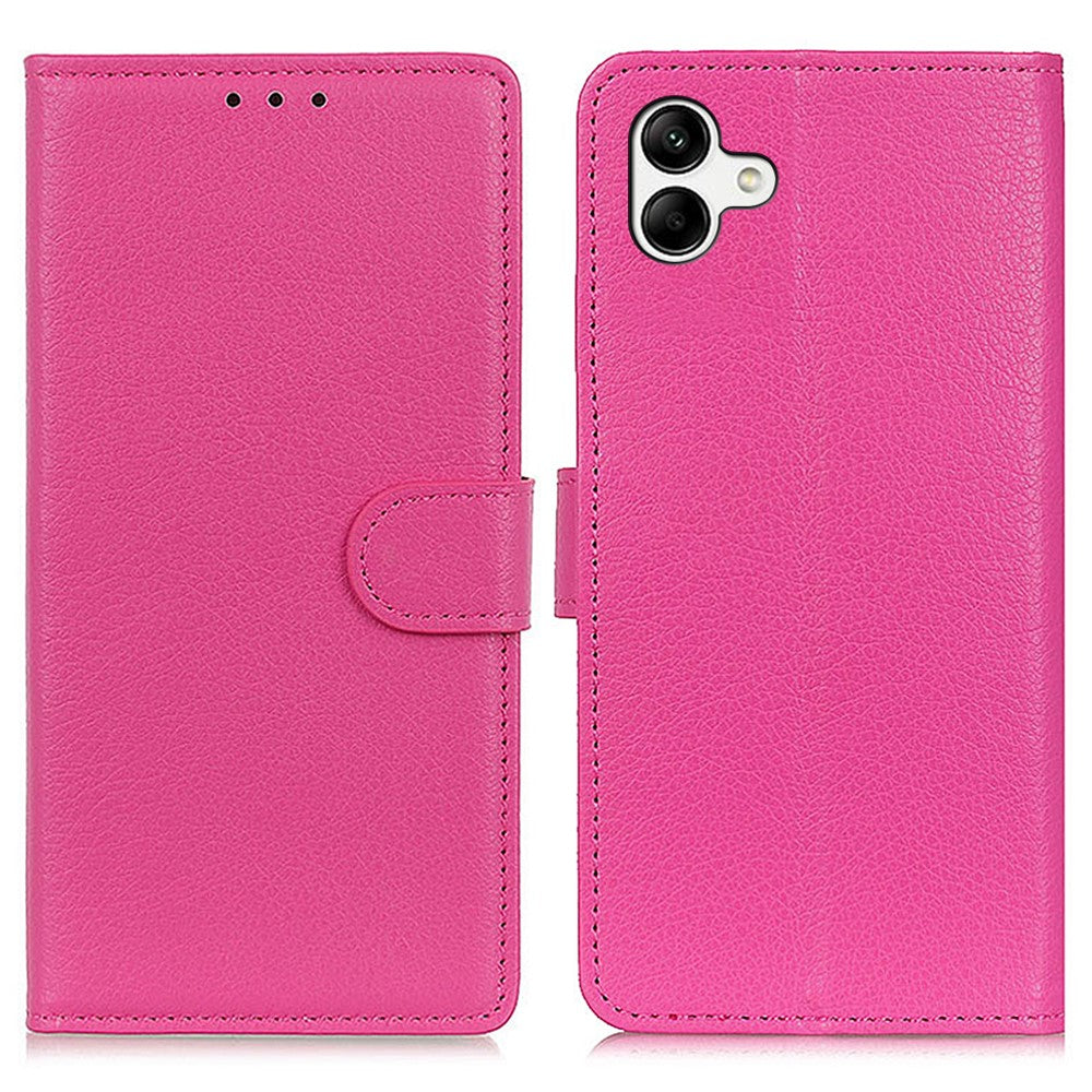 Til Samsung Galaxy A08 5G / A08 4G / A07 5G / A07 4G / A06 5G / A06 4G Pung Etui PU Læder Telefoncover Litchi Tekstur
