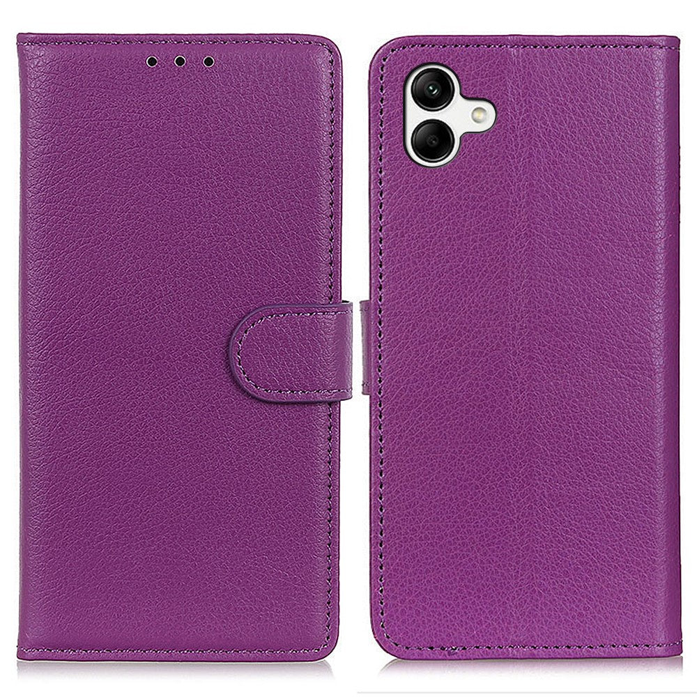 Til Samsung Galaxy A08 5G / A08 4G / A07 5G / A07 4G / A06 5G / A06 4G Pung Etui PU Læder Telefoncover Litchi Tekstur