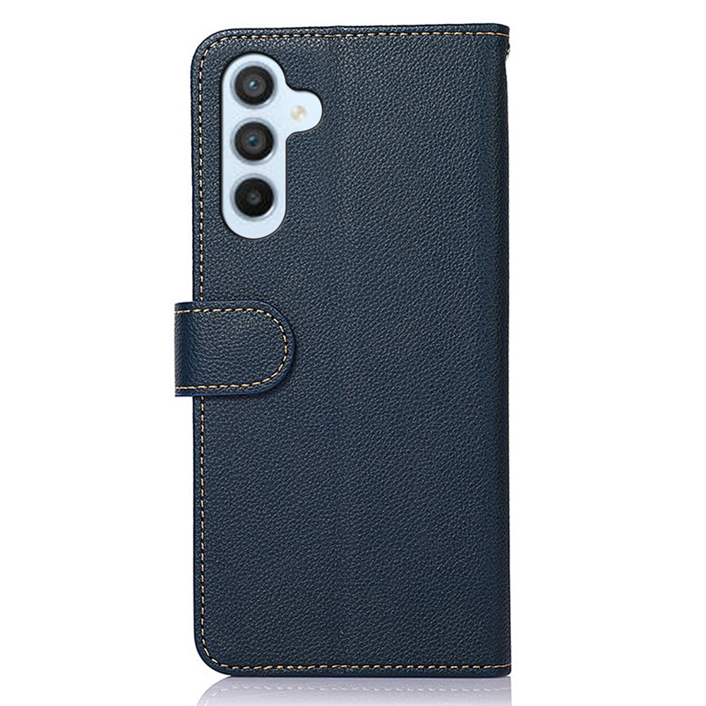 KHAZNEH For Samsung Galaxy A18 5G / A18 4G / A17 5G / A17 4G / A26 5G Case RFID Blocking Wallet Litchi Texture PU Leather Phone Cover