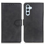 Samsung Galaxy A18 5G / A18 4G / A17 5G / A17 4G / A26 5G-etui, læder med kohudsstruktur, pung-etui, mobilcover