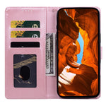 For Xiaomi Redmi Note 14 4G (164.84mm) Leather Case Imprinted Floral Pattern Wallet Stand Flip Phone Cover