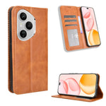 For Honor 400 Pro 5G (Global) Leather Case Wallet Stand Retro Texture Phone Cover
