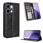 For Oppo Reno14 Pro 5G (Global) Leather Case Wallet Stand Retro Texture Phone Cover