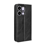 For Oppo Reno14 Pro 5G (Global) Leather Case Wallet Stand Retro Texture Phone Cover