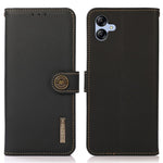 KHAZNEH for Samsung Galaxy A08 5G / A08 4G / A07 5G / A07 4G / A06 5G / A06 4G Case Genuine Cow Leather RFID Blocking Wallet Phone Cover
