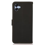 KHAZNEH for Samsung Galaxy A08 5G / A08 4G / A07 5G / A07 4G / A06 5G / A06 4G Case Genuine Cow Leather RFID Blocking Wallet Phone Cover