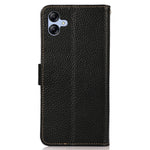 KHAZNEH for Samsung Galaxy A08 5G / A08 4G / A07 5G / A07 4G / A06 5G / A06 4G Phone Case Genuine Cow Leather Cover RFID Blocking