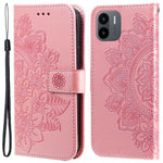 For Xiaomi Redmi A1 4G / A2 4G Case Floral Pattern PU Leather Wallet Stand Phone Cover
