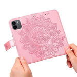 For Xiaomi Redmi A1 4G / A2 4G Case Floral Pattern PU Leather Wallet Stand Phone Cover