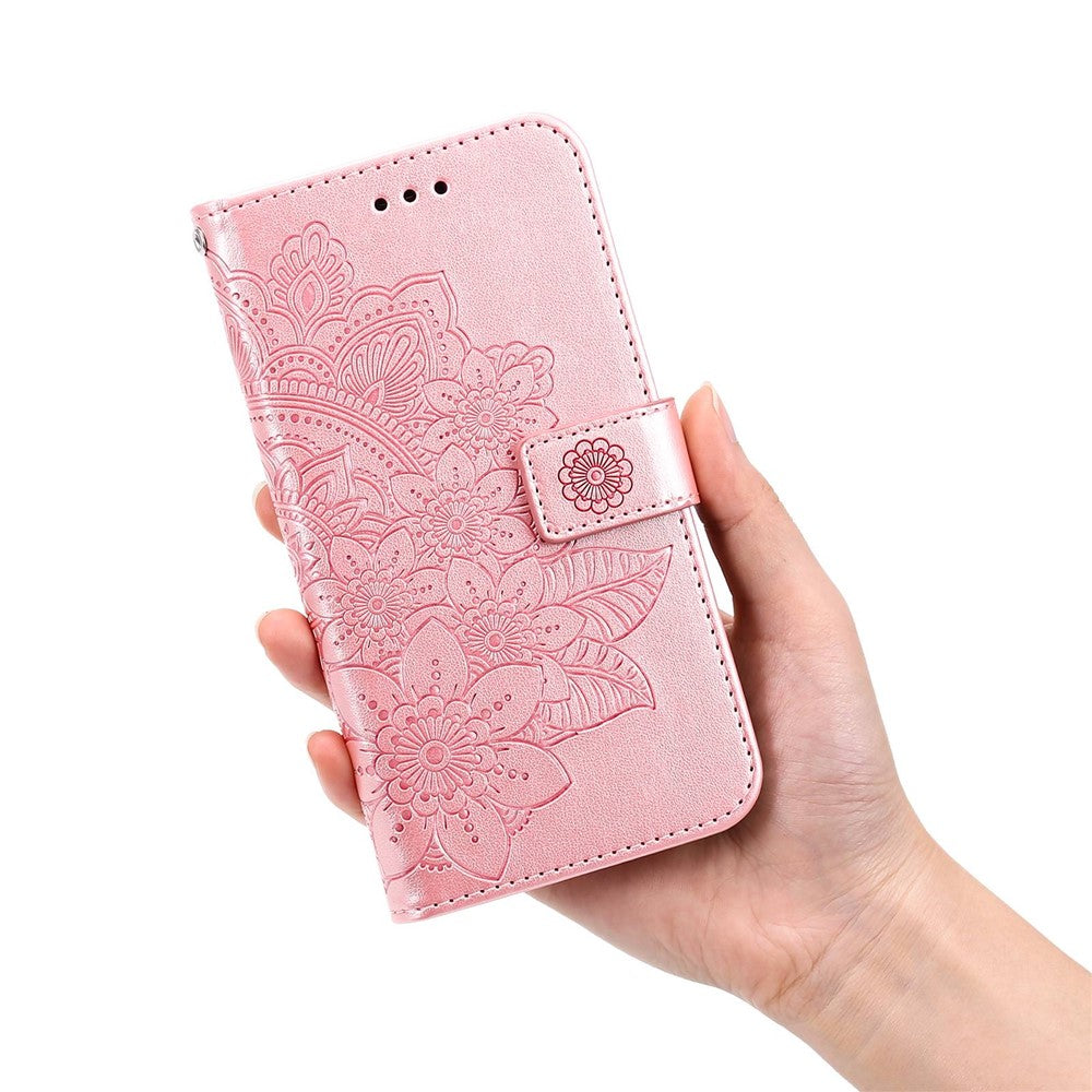 For Xiaomi Redmi A1 4G / A2 4G Case Floral Pattern PU Leather Wallet Stand Phone Cover