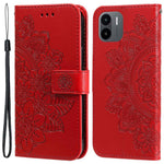 For Xiaomi Redmi A1 4G / A2 4G Case Floral Pattern PU Leather Wallet Stand Phone Cover