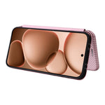 For Oppo Find X8s+ 5G Case Carbon Fiber Texture Drop-Proof PU Leather Phone Cover