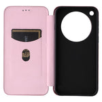 For Oppo Find X8s+ 5G Case Carbon Fiber Texture Drop-Proof PU Leather Phone Cover