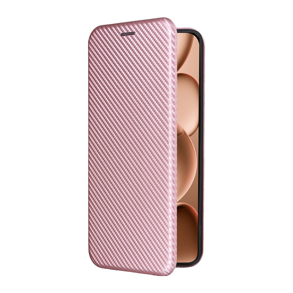 For Oppo Find X8s+ 5G Case Carbon Fiber Texture Drop-Proof PU Leather Phone Cover