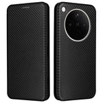 For Oppo Find X8s+ 5G Case Carbon Fiber Texture Drop-Proof PU Leather Phone Cover