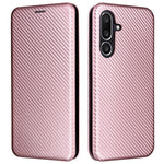 For Samsung Galaxy M56 5G Case Carbon Fiber Texture Drop-Proof PU Leather Phone Cover