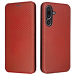 For Samsung Galaxy M56 5G Case Carbon Fiber Texture Drop-Proof PU Leather Phone Cover