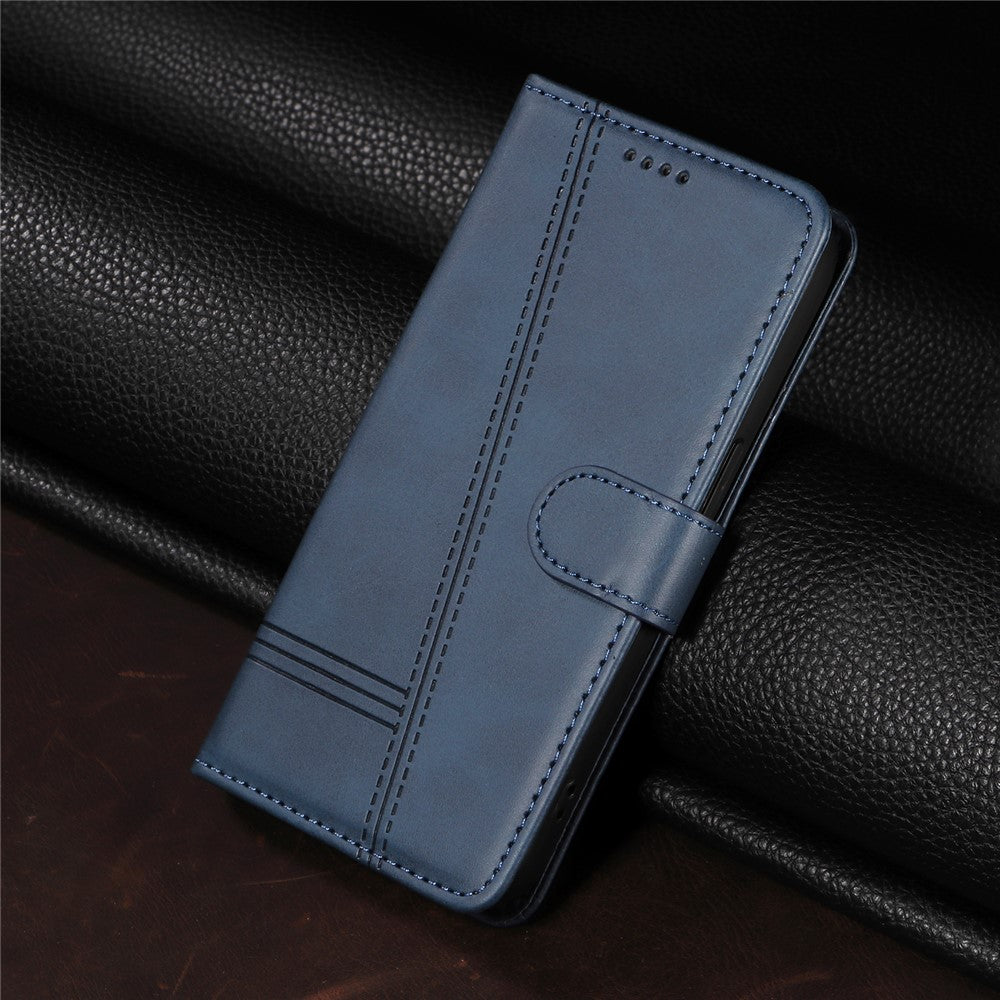 For OnePlus 13T 5G Wallet Case T-Shape Lines Leather Phone Cover Stand