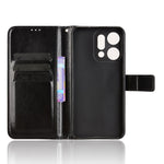 For Oppo Reno14 Pro 5G (Global) PU Leather Case with Strap Crazy Horse Texture Phone Wallet Cover
