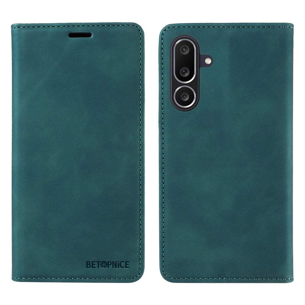 BETOPNICE For Samsung Galaxy M56 5G Case  Magnetic Closure RFID Blocking Wallet Stand Leather Phone Cover