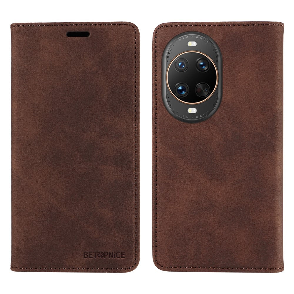 BETOPNICE For Huawei nova 14 Ultra 5G Case  Magnetic Closure RFID Blocking Wallet Stand Leather Phone Cover