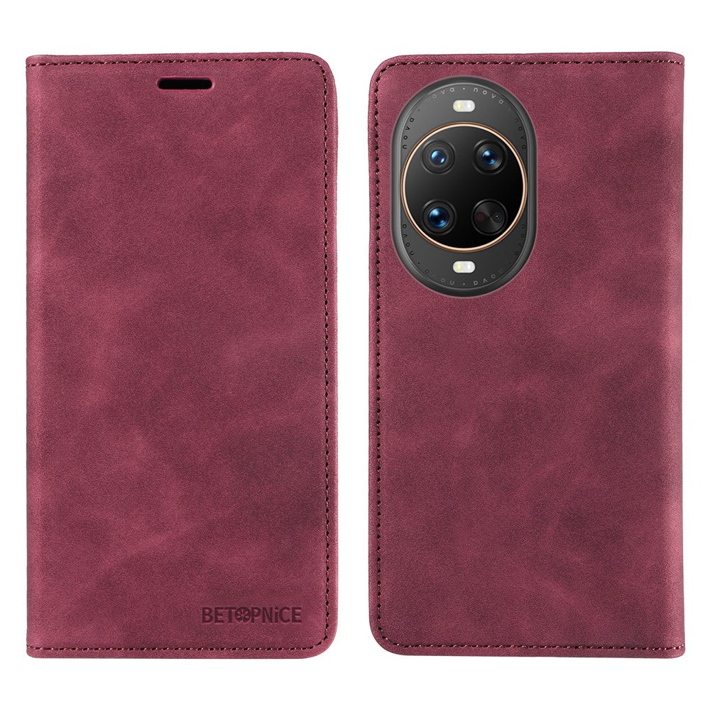 BETOPNICE For Huawei nova 14 Ultra 5G Case  Magnetic Closure RFID Blocking Wallet Stand Leather Phone Cover