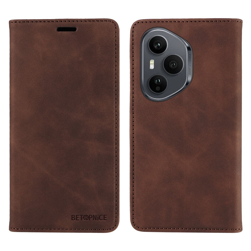BETOPNICE For Honor 400 Pro 5G (Global) Case  Magnetic Closure RFID Blocking Wallet Stand Leather Phone Cover
