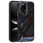 ABEEL For Huawei nova 14 5G Magnetic Case Micro-Embossing 6D Printed PC TPU Aluminum Alloy Leather Phone Cover