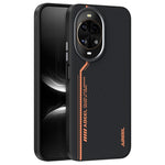 ABEEL For Huawei nova 14 5G Magnetic Case Micro-Embossing 6D Printed PC TPU Aluminum Alloy Leather Phone Cover