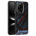 ABEEL For Huawei nova 14 Pro 5G Magnetic Case Micro-Embossing 6D Printed PC TPU Aluminum Alloy Leather Phone Cover