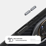 ABEEL-magnetetui til Huawei Nova 14 Ultra 5G, bredt bagcover med kulfiberstruktur