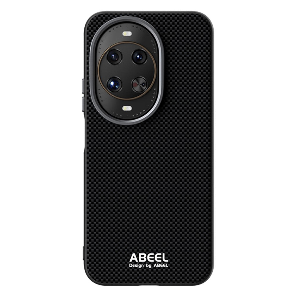 ABEEL For Huawei nova 14 Ultra 5G Magnetic Case Printed PC TPU Aluminum Alloy Leather Phone Cover
