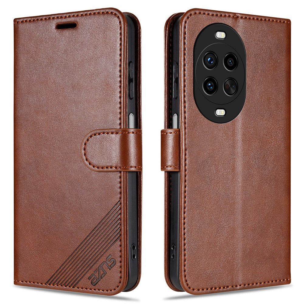 AZNS For Huawei nova 14 Pro 5G Case Anti-Scratch PU Leather Stand Wallet Phone Cover