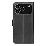 For iPhone 18 Pro / 17 Pro Case Litchi Texture Shockproof Leather Wallet Phone Cover
