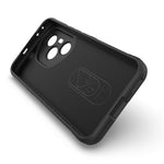 WANLONFENG til Honor 400 Pro 5G (Global), TPU-etui i HD-serien, skridsikkert mobilcover med hærdet glas