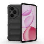 WANLONFENG til Honor 400 Pro 5G (Global), TPU-etui i HD-serien, skridsikkert mobilcover med hærdet glas