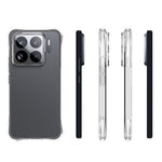 WANLONFENG För Xiaomi 15S Pro TPU-skal WL2-serien 2.0mm mobilskydd med 2 st. härdat glasfilm