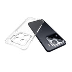 WANLONFENG För Xiaomi 15S Pro TPU-skal WL2-serien 2.0mm mobilskydd med 2 st. härdat glasfilm