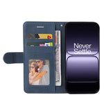 For OnePlus 13T 5G Leather Phone Case Stand Wallet with Bi-colour Splicing Design
