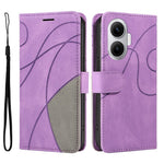 For Xiaomi Poco F7 5G / Xiaomi Redmi Turbo 4 Pro 5G Leather Phone Case Stand Wallet with Bi-colour Splicing Design