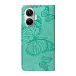 Xiaomi Poco F7 5G / Xiaomi Redmi Turbo 4 Pro 5G Plånboksfodral Läderfodral med Blommigt Fjärilstryck Stativ