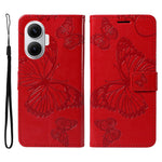 Xiaomi Poco F7 5G / Xiaomi Redmi Turbo 4 Pro 5G Plånboksfodral Läderfodral med Blommigt Fjärilstryck Stativ