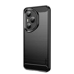 MOFI For Honor 400 Pro 5G (Global) Back Cover Brushed Texture Carbon Fiber Soft TPU Case