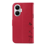 For Xiaomi Poco F7 5G / Redmi Turbo 4 Pro 5G Leather Wallet Case with Strap Dandelion Imprint Phone Stand Cover