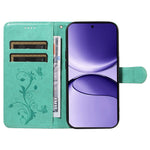 For Xiaomi Poco F7 5G / Xiaomi Redmi Turbo 4 Pro 5G PU Leather Cases Flower Pattern Wallet Stand Phone Cover with Strap