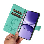 For Xiaomi Poco F7 5G / Xiaomi Redmi Turbo 4 Pro 5G PU Leather Cases Flower Pattern Wallet Stand Phone Cover with Strap