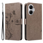 For Xiaomi Poco F7 5G / Xiaomi Redmi Turbo 4 Pro 5G PU Leather Cases Flower Pattern Wallet Stand Phone Cover with Strap