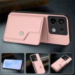 For Xiaomi Poco X6 5G / Xiaomi Redmi Note 13 Pro 5G Case RFID Blocking Card Holder Kickstand TPU + PU Leather Phone Back Cover