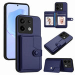 For Xiaomi Poco X6 5G / Xiaomi Redmi Note 13 Pro 5G Case RFID Blocking Card Holder Kickstand TPU + PU Leather Phone Back Cover